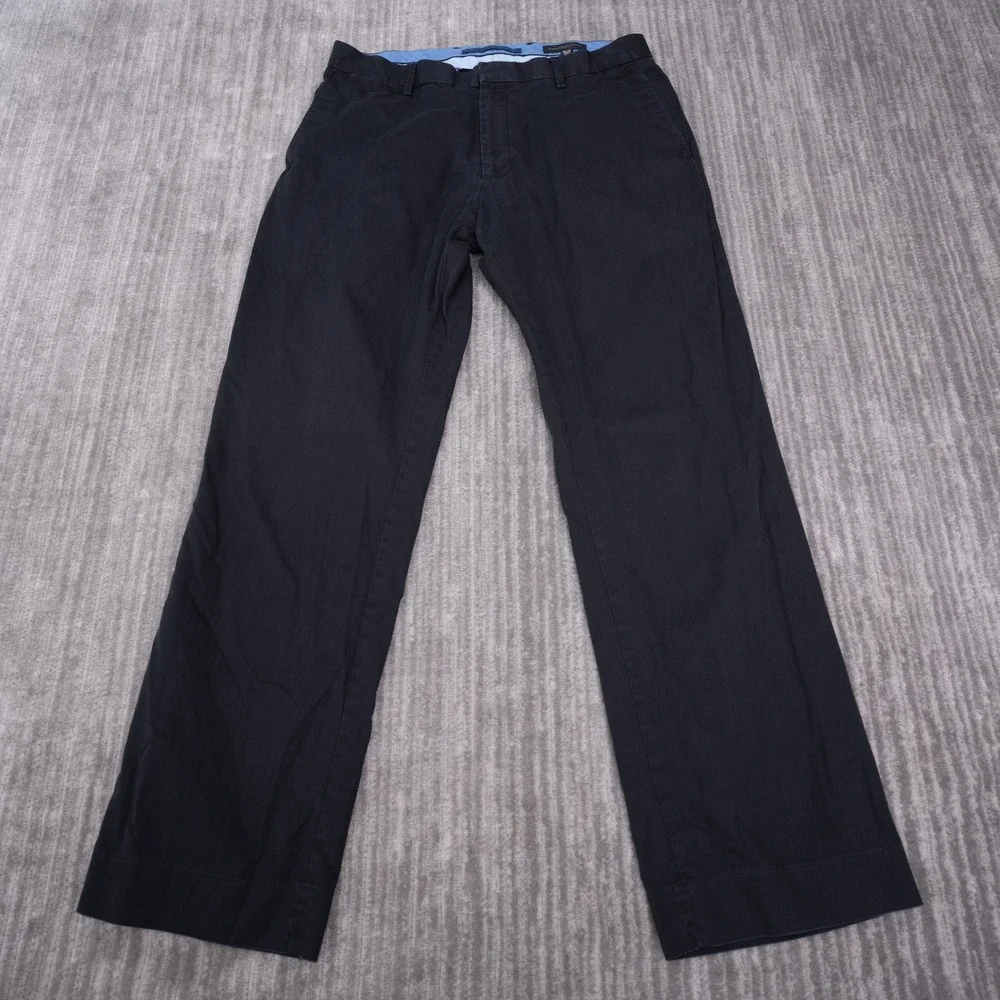 Banana Republic Chino Pants Mens 34x32 Navy Blue Excellent Classic Fit Cotton